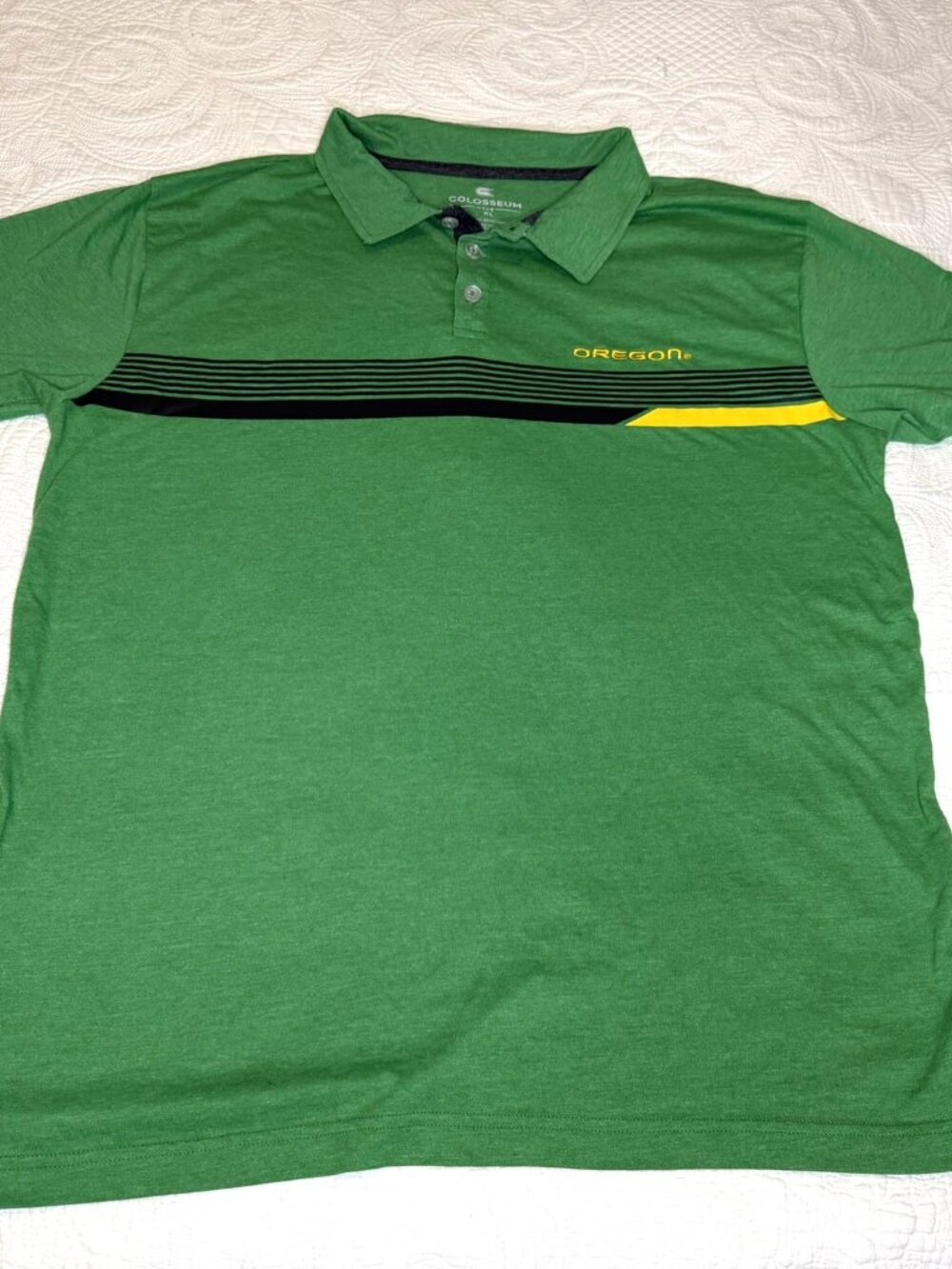 Colosseum Oregon Ducks Polo Shirt XL